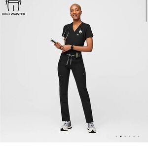 FIGS High Waisted Yola Skinny Scrub Pants